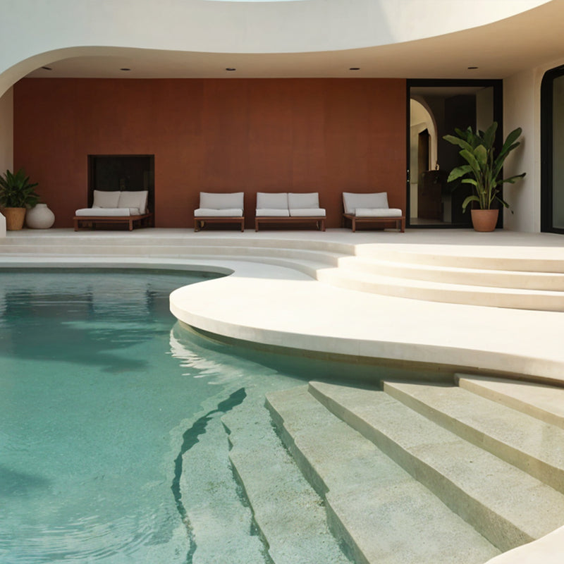 Revêtement étanche Biokum piscine de luxe contemporaine