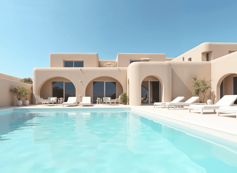 Biokum : revêtement naturel en chukum, finition minérale étanche pour piscines, douches, spas et extérieurs.